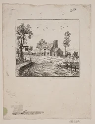 Paesaggio con locanda