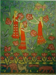 Tre principesse nel giardino delle fiabe