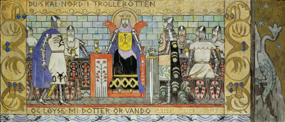 Asmund nella sala del re