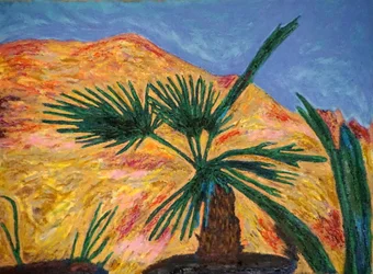 Porche de Palma,2017 (olio su tela)
