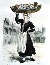 Venditore di verdure nel XVI secolo