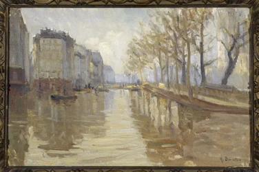 Le quai Montebello (inondazioni del 1910)