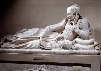 Monumento funebre: Tomba con effigie di Jeanne Valentine Balbiani, moglie del cardinale René de Birague, cancelliere di Francia
