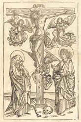 Cristo sulla Croce con Angeli