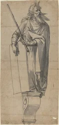 Una scultura di Mosè