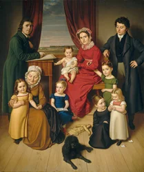 Un artista e la sua famiglia
