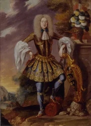 Un uomo in costume, inizio XVIII secolo
