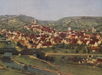 Horb, Foresta Nera, Germania (foto a colori)
