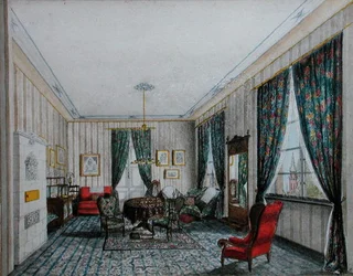 Interno di un salotto, c.1855