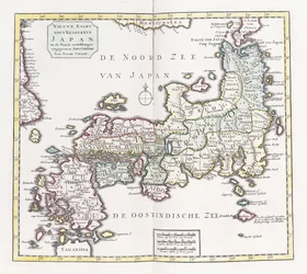 Mappa del Giappone, 1769