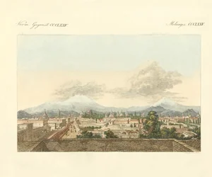 Una vista di Città del Messico e dei dintorni