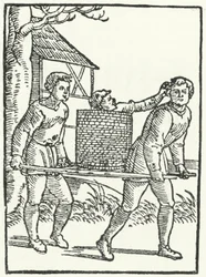 Xilografia di una scena della storia di Till Eulenspiegel (incisione)