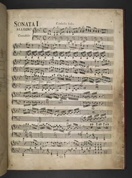 Sonata I, Partitura musicale, da 