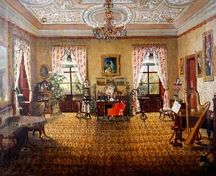 Interno di Schloss Tambach