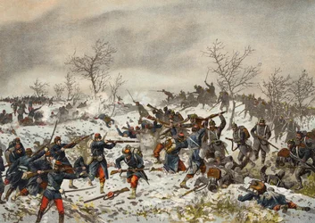Battaglia prima di Le Mans-Champagne, Guerra franco-prussiana, 11 gennaio 1871