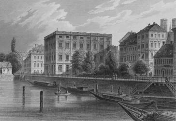 Bauakademie, Berlino (incisione su acciaio)