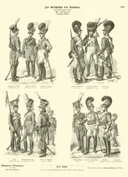 Uniformi militari bavaresi, inizio XIX secolo