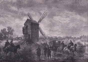 Prima di Orleans, Cassells History of the War between France and Germany pubblicato da Cassell and Company Limited, c.1890 (litografia)