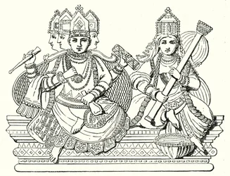 Brahma e Saraswati