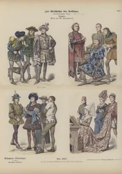 Abito borgognone, XV secolo