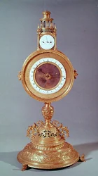 Orologio a forma di ostensorio appartenente al Cardinale de Granvelle, Augusta, 1564 (rame dorato)