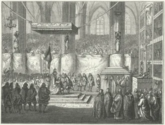 Incoronazione di Carlo X Gustavo di Svezia nella cattedrale di Uppsala