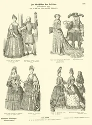 Costumi della regalità e della nobiltà, fine XVII e inizio XVIII secolo