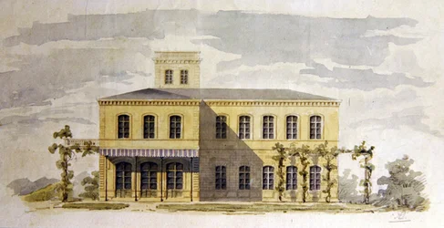 Progetto per una villa classica in stile italiano, c.1850