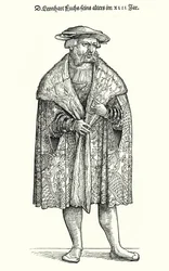 Dr Leonhart Fuchs, medico tedesco, botanico e professore all