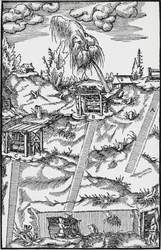 Incisione da De re metallica di Georgius Agricola