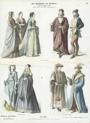Costumi europei, XV secolo
