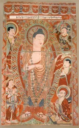 Facsimile dei dipinti del tempio rupestre ora nel Koeniglichen Museum, Berlino, fine XIX-inizio XX secolo