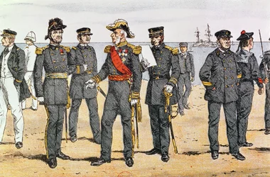 Uniformi della marina francese, fine del XIX secolo