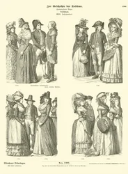 Costumi tedeschi, XVIII secolo