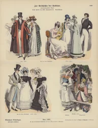 Costumi tedeschi, prima metà del XIX secolo