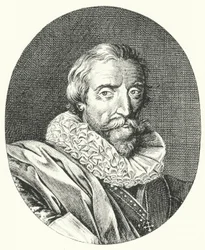 Giambattista Marino, poeta italiano (incisione)