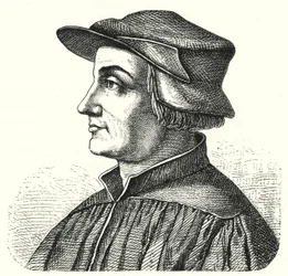 Huldrych Zwingli, figura di spicco della Riforma in Svizzera (incisione)