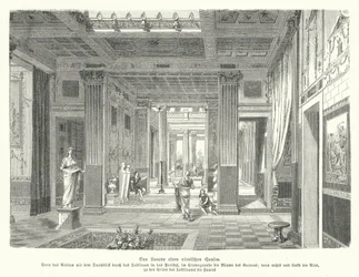 Interno di una casa romana