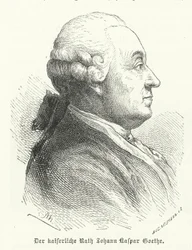 Johann Caspar Goethe, padre dell