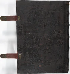 Lewis E 161, Messale, copertina posteriore, Franconia, forse Forchheim, Germania