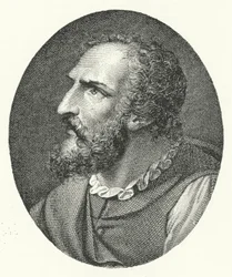 Ludovico Ariosto, poeta italiano (incisione)