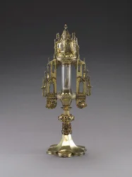 Ostensorio con una reliquia di San Sebastiano, 1484