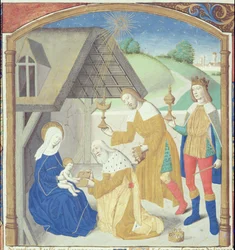 Natività, da Vita Christi, di Ludolf di Sassonia, c.1300-7778