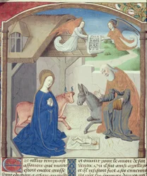 Sacra Famiglia, da Vita Christi, di Ludolf di Sassonia, c.1300-7778