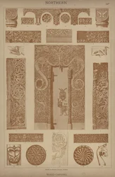 Settentrionale, intaglio del legno