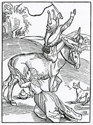 Di grande ira, procedendo da piccola occasione, illustrazione dalla traduzione inglese di Alexander Barclay di 