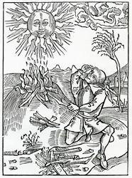 Di coloro che parlano follemente contro le opere di Dio, illustrazione dalla traduzione inglese di Alexander Barclay di 