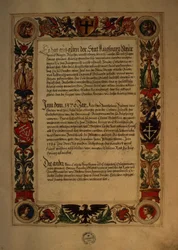 Pagina dal Geheim Ehrenbuch des Fuggerschen Geschlechts