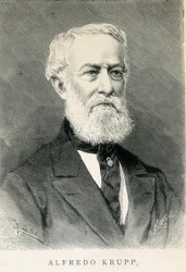 Ritratto di Alfred KRUPP (1812-1887), industriale siderurgico tedesco