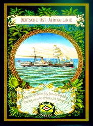 Poster pubblicitario della German East Africa Line, 1890